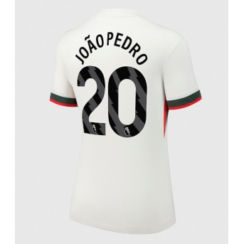 Billige Fotballdrakt Chelsea Joao Pedro #20 Replika Bortedrakt Dame 2025-26 Kortermet